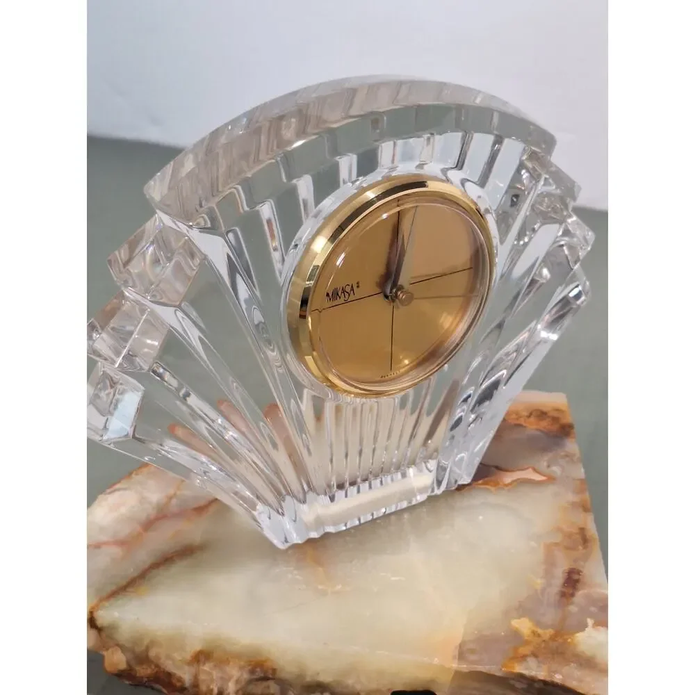 Mikasa Deco Crystal Clock Germany 7